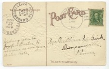 1908 McAlevys Fort Pennsylvania Doane 3-3 DPO 1894-1938 Huntingdon Co