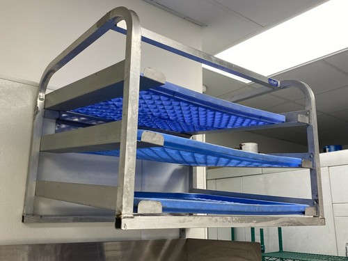 Bread Tray Rack Storage Sheet Pan 3 Shelf Wall Mount