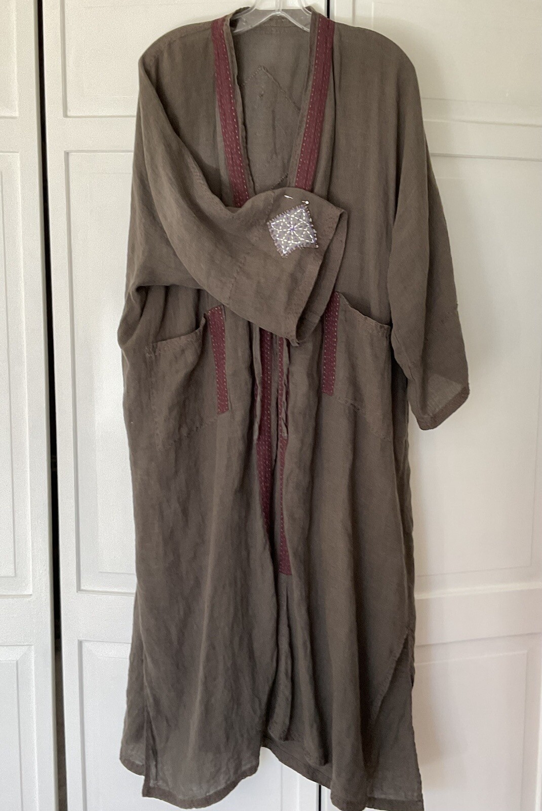 Patchwork Jacket Cardigan Large Women Handmade Qu… - image 15