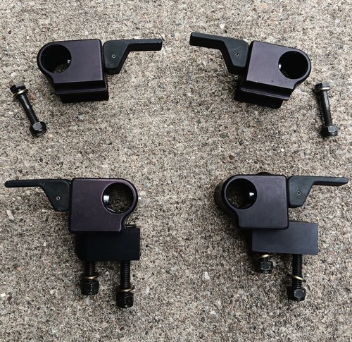 Quickie S-525 Power Wheelchair Armrests Receptacles, with Hardware