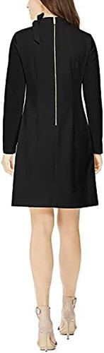 Calvin Klein NEW Women's Long Sleeve Black Dress Cocktail Weddings Size 8 b579 - Picture 2 of 3