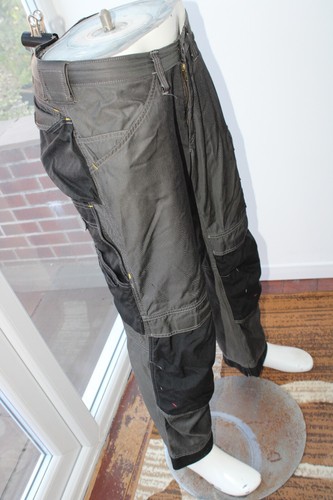 Mens Snickers 100 Work Pants trousers W36 L30 Black & Grey 100 Workwear 36S - Picture 5 of 14