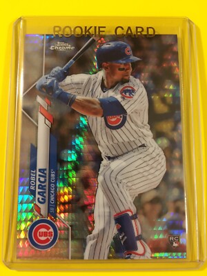   2020 Topps Chrome ROBEL GARCIA Prizm Refractor ROOKIE RC #181 Chicago Cubs