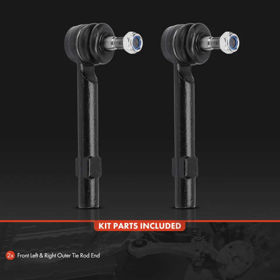 Extremo de barra de amarre exterior para conductor y pasajero delantero 2 piezas para Mazda MX-5 Miata 2006-2015 Foto 3 de 4