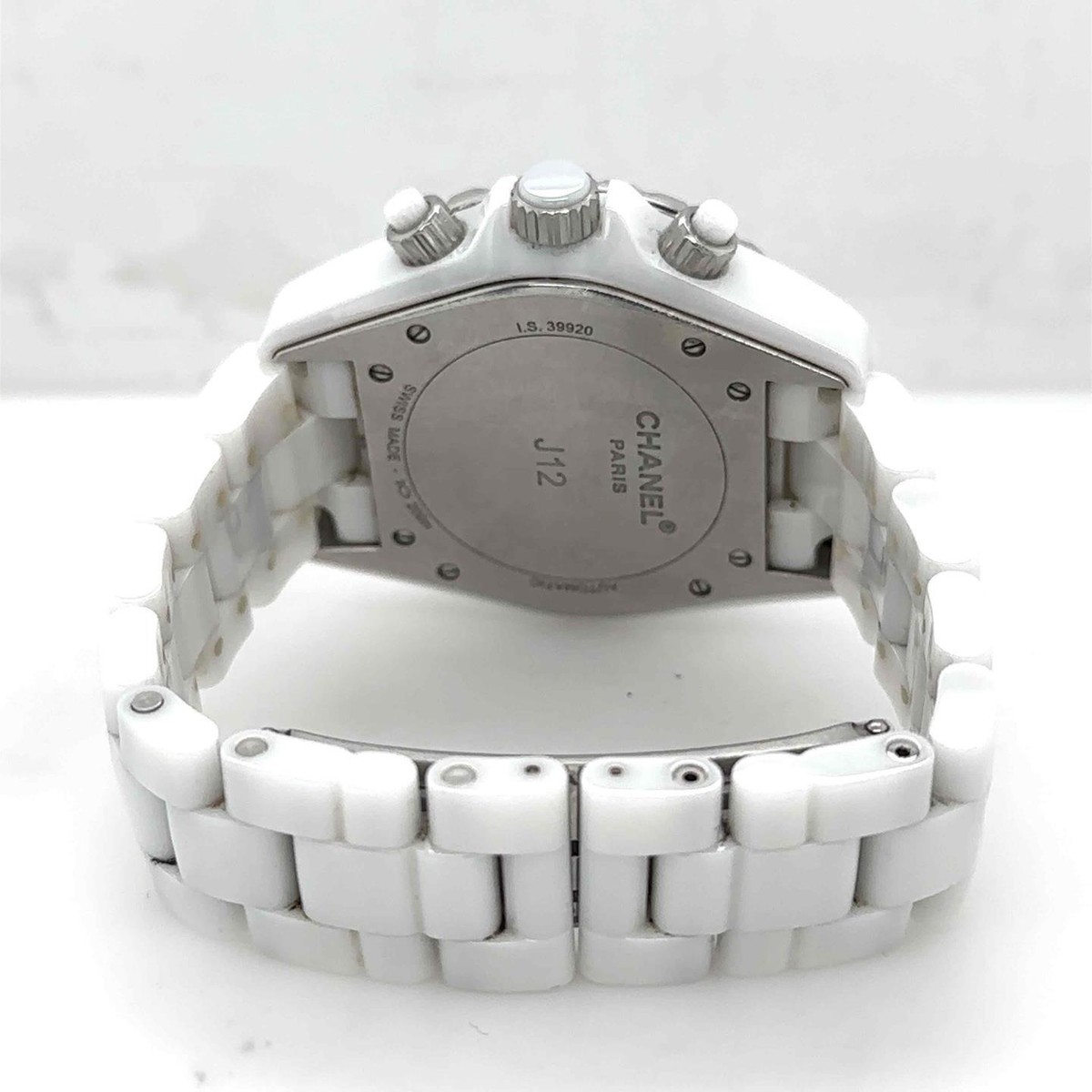 Chanel J12 Chronograph Automatic 41mm White Ceramic Diamond Dial