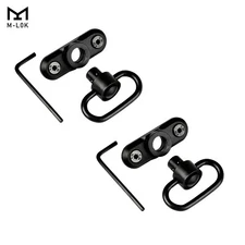 2 PCS M-LOK Heavy Duty QD Sling Swivel Adapter Mount for M-LOK Handguard