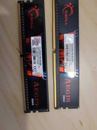 16GB (8Gbx2) G.Skill Aegis 3000Mhz DDR4 PC-24000 PC Memory - Picture 2 of 3