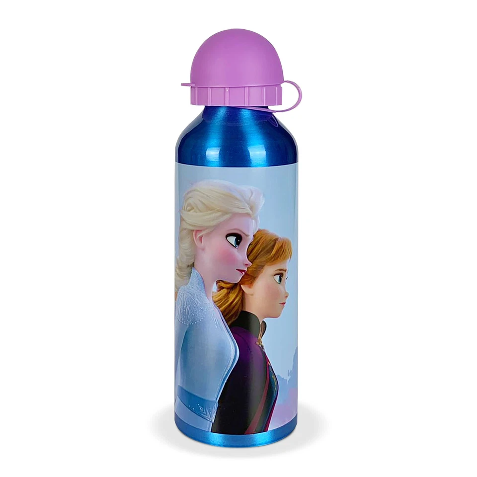 Set pranzo 2 pezzi Disney Frozen Elsa e Anna borraccia 500ml portapranzo 5390 - Immagine 2 di 4