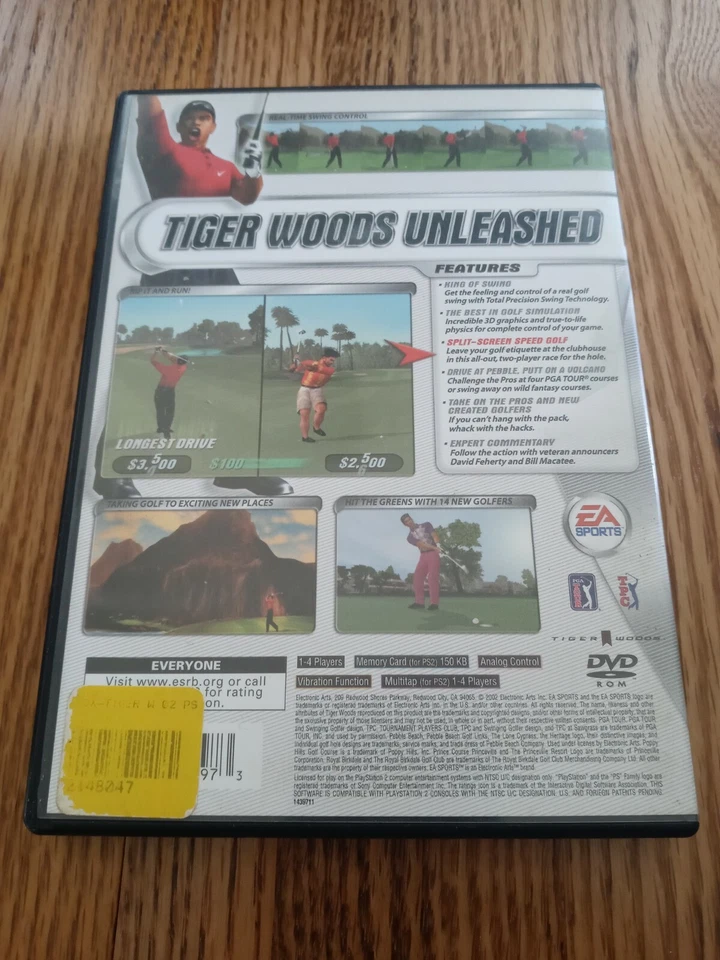 Tiger Woods PGA Tour 2002 (Playstation 2, 2002) - CIB - Tested - Image 2 of 4