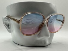 NEW Vintage Oversize Eyeglasses Non RX Preppy Round Style 1980s-1990s 789