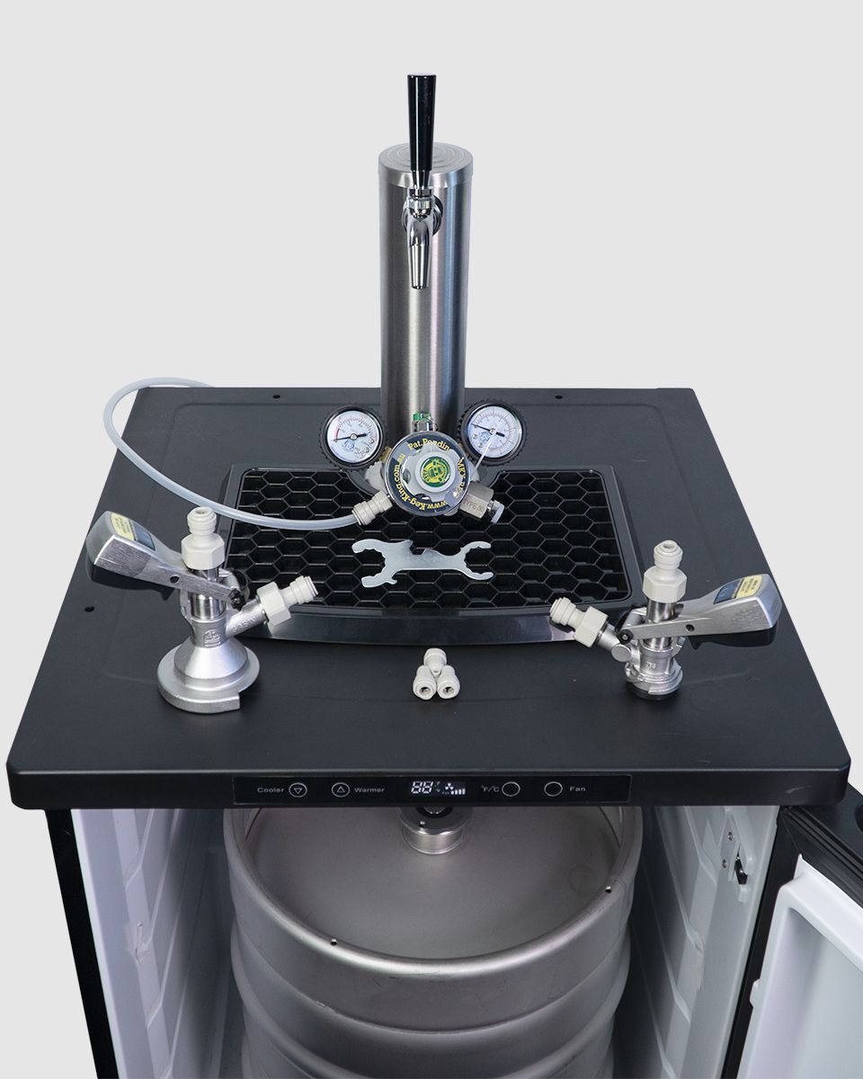 Beer Keg Fridge KegMaster Series XL Kegerator With One Tap For