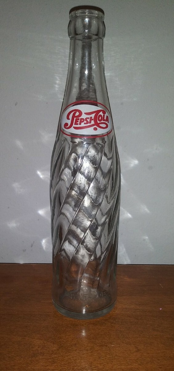 Vintage Pepsi- Cola Twist Glass Bottle 10 Ounces | eBay
