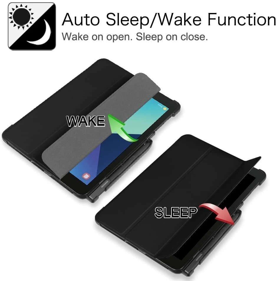 For Samsung Galaxy Tab S3 9.7" 2017 SM-T820/T825/T827 SlimShell Case Stand Cover - Image 4 of 4