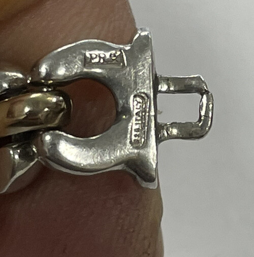 Beautiful PR EX Italy Solid Two Tone Sterling Sil… - image 8