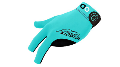 Predator Albin Ouschan Second Skin Teal/Black Glove - S/M - LEFT Hand Pool Glove