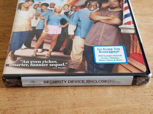 New Factory Sealed DVD BARBERSHOP 2 Back In Business Ice Cube Cedric Entertainer - Foto 9 di 21