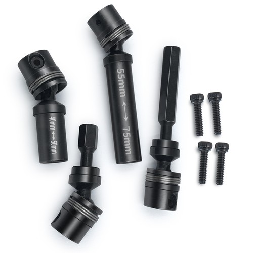 FLYXM 2Pcs 1144 Steel Drive Shafts for Traxxas TRX4M 1/18 RC Crawler Upgrade - Picture 4 of 10
