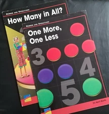 Number and Operations Teacher Math Big Books - how many in all and one more one 