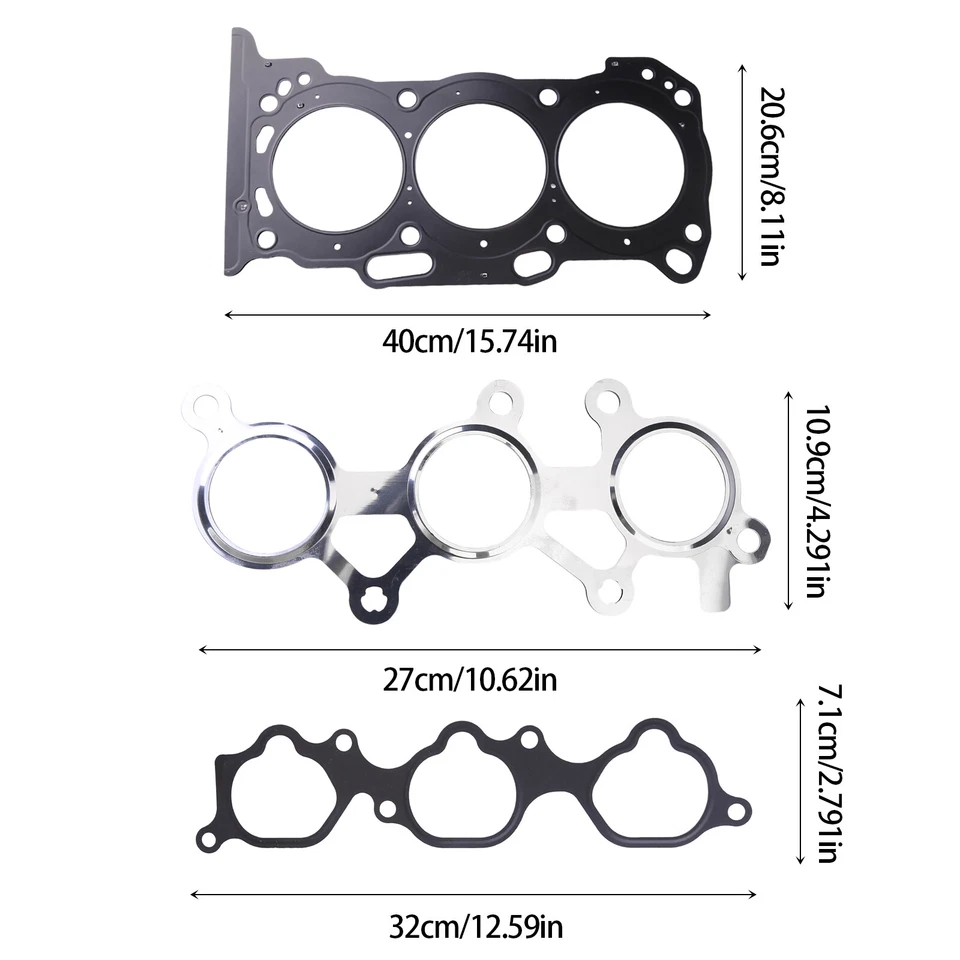 Juego de tornillos de junta de culata 2GRFE para Toyota Camry Sienna Lexus Es350 2005-2016 3,5 L Foto 2 de 4