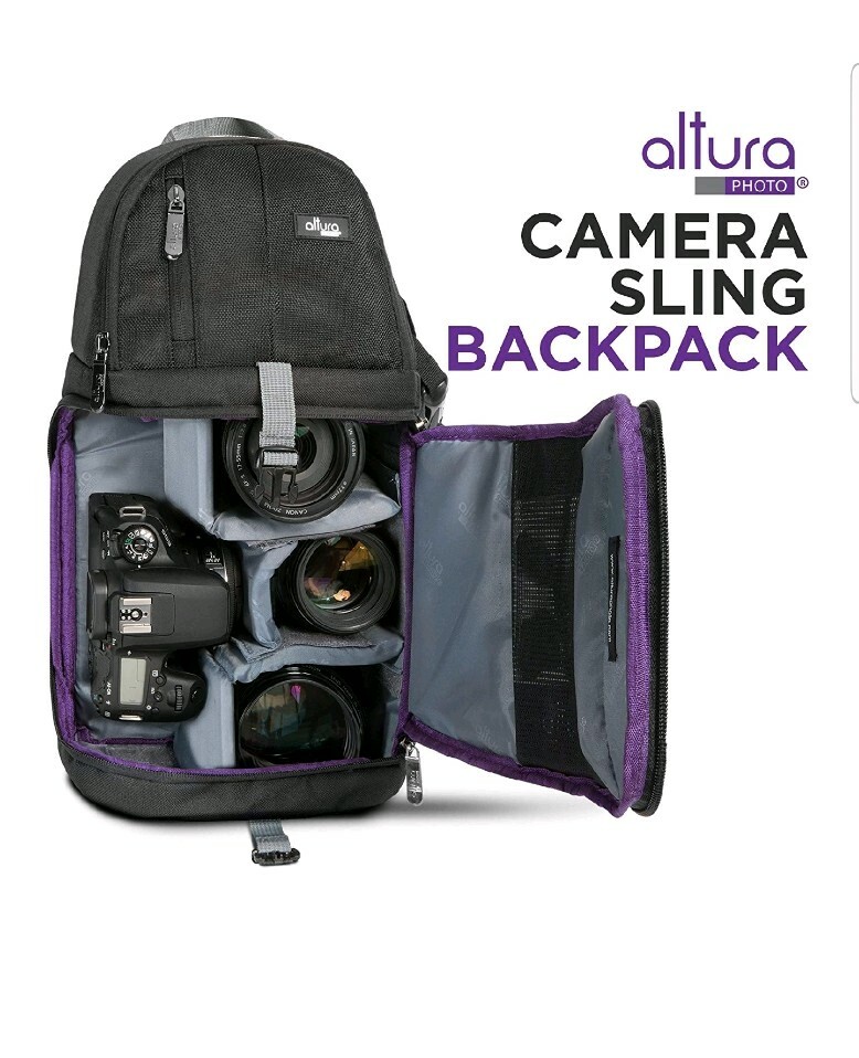 Camera Backpack Bag Case for Canon EOS Rebel DSLR T6i T6s T5i T5 T4i