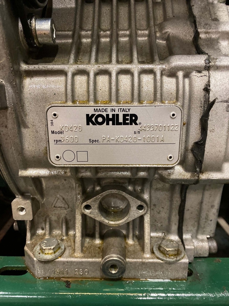 Kohler KD420-1001A 9.8 Diesel Engine w/ 1 Kohler KD420-1001A 9.8 Diesel Engine w/ 1