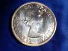 QUEEN ELIZABETH II DEI GRATIA REGINA , CANADA COIN SILVER