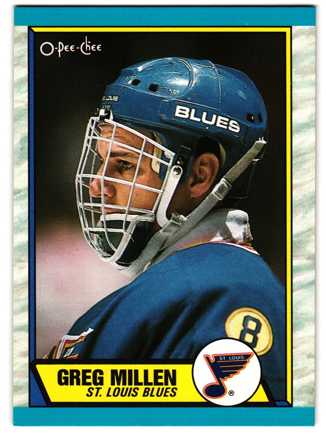 1989-90 O-Pee-Chee #137 Greg Millen, St. Louis Blues