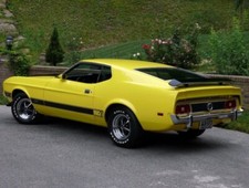 New 1973 Mustang Mach 1 Complete Flat Black Side And Trunk Stripe Kit New 1973 Mustang Mach 1 Complete Flat Black Side And Trunk Stripe Kit
