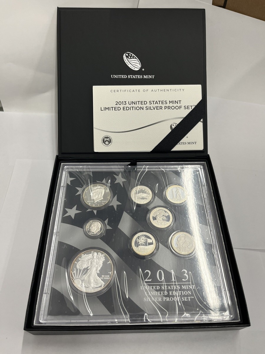 2013 United States Mint Limited Edition Silver Proof Set #240 | eBay