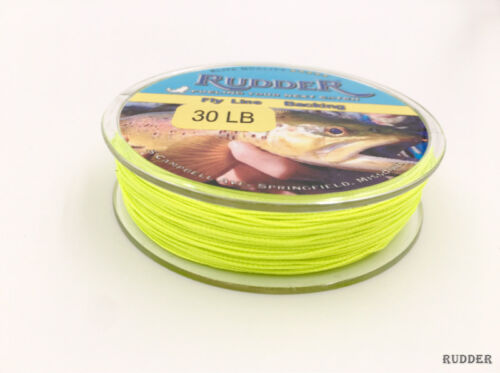 2 PCs Rudder braided Fly Fishing Backing Line Leader Line 30 LB 100 M 110 Yard - Picture 2 of 5