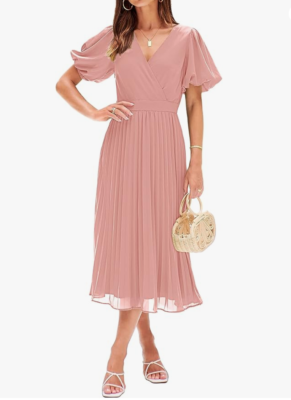 flowy christmas party dress Vera