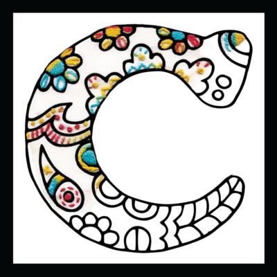 Zenbroidery - Buchstabe C - 4064
