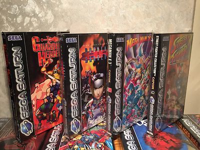 50 Resealable Protective Sleeve Sega Saturn Game (Mega Drive SMS