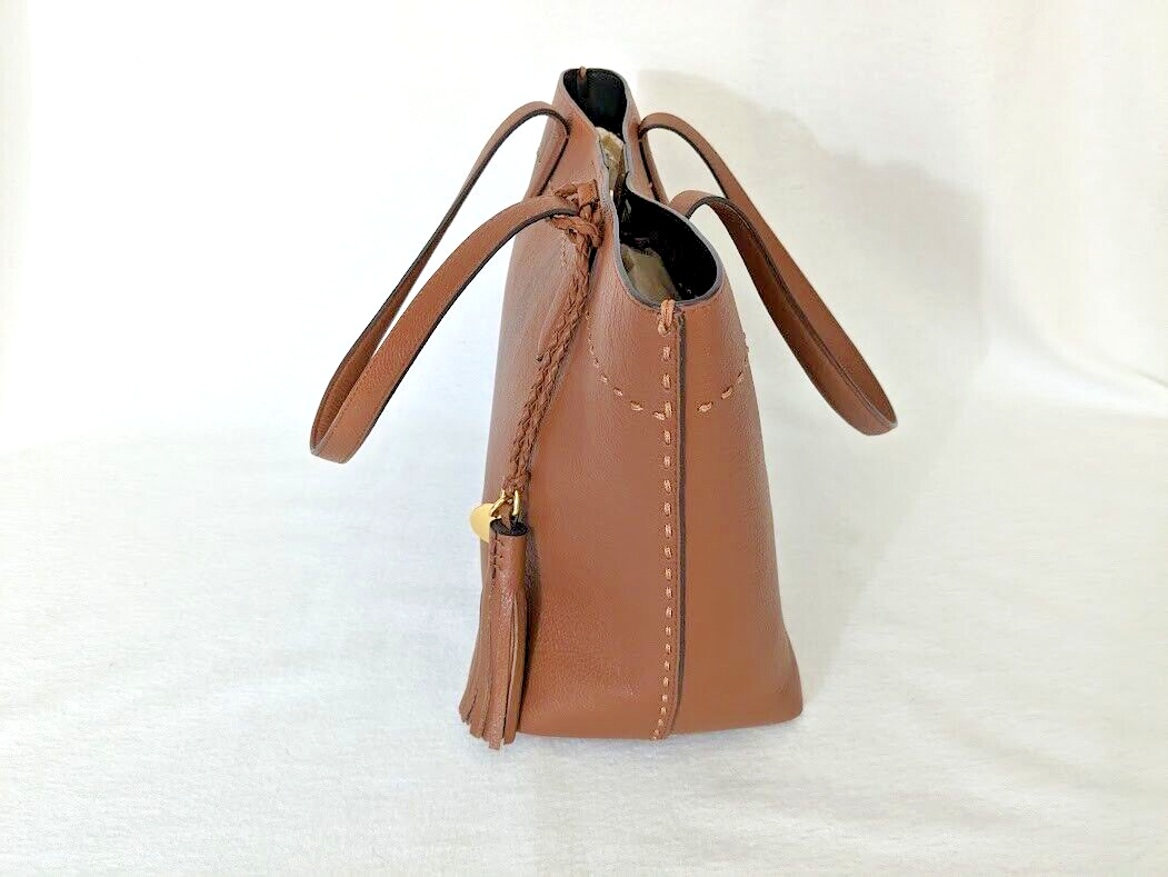 COLE HAAN Simply Everything Tan Leather Tote, New | eBay