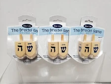 New Pack Rite Lite #DR-16028 The Draydel Game 2 Natural Wood Draydels Sealed