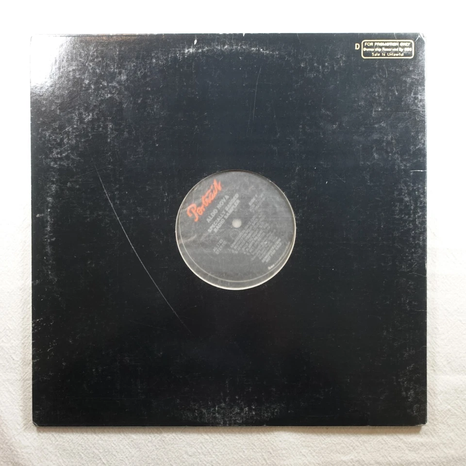 Aldo Nova Specially Banded Radio Sampler Record Album Vinyl LP - Image 2 of 4
