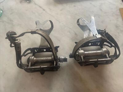Late 1970's Vintage Patent Campagnolo #1037/A SL Superleggeri Pedals 9/16 x 20 Late 1970's Vintage Patent Campagnolo #1037/A SL Superleggeri Pedals 9/16 x 20