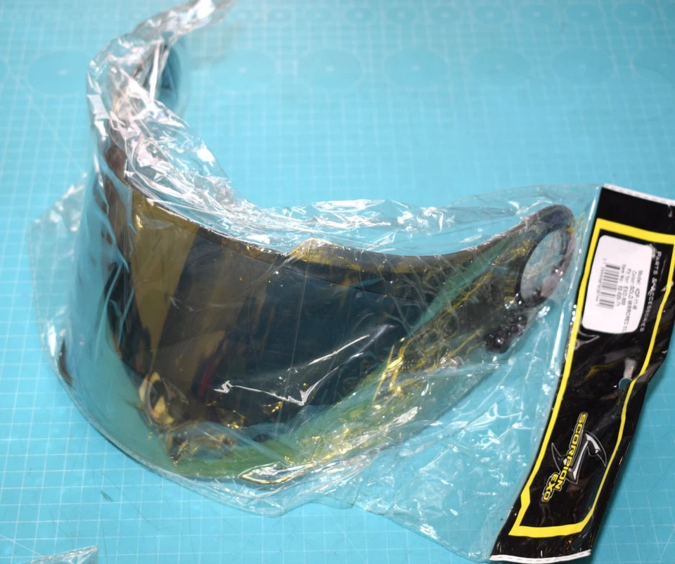visière écran SCORPION "Iridium GOLD " pour casque EXO-500 / EXO-1000 neuf - Photo 1/1