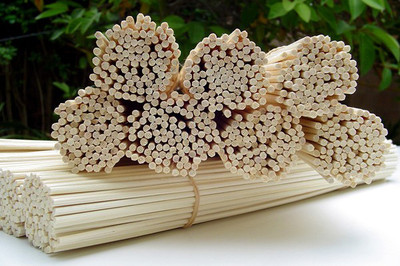 100 pcs Rattan NaturalGold Reed Diffuser High Quality replacement Sticks 10''x3mm