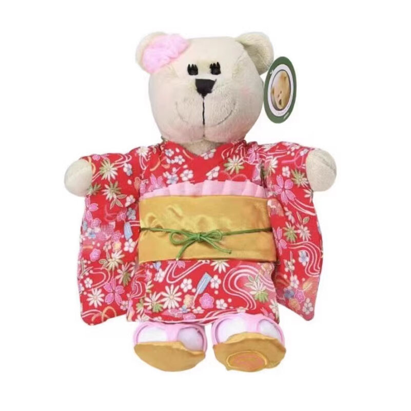 限定＆完品⭐️1998年 YUKATA TEDDY BEAR PEACH33 Starbucks Japan 2019 Limited Edition Girl Bearista Bear
