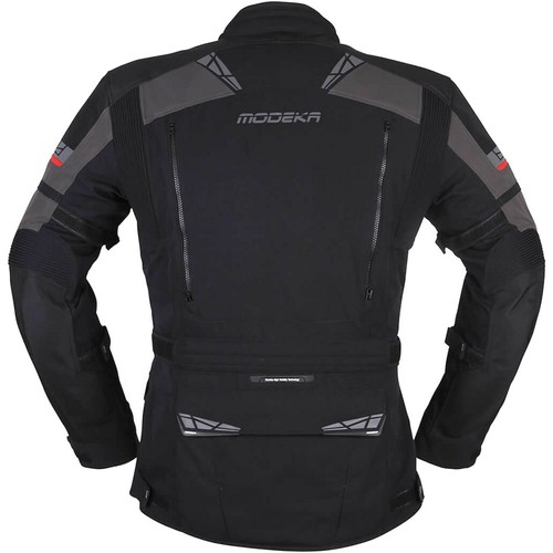 Modeka Panamericana II 2 Herren Motorrad Jacke Gr. L3XL schwarz-dunkelgrau - Bild 2 von 4