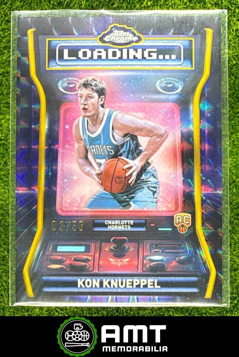 Kon Knueppel RC 2025-26 Topps Chrome 3/50 Loading Geometric Gold Hornets