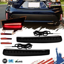 Rear Reflector Fog light LED For Toyota Corolla 2020-2025 L LE SE XSE XLE Smoked