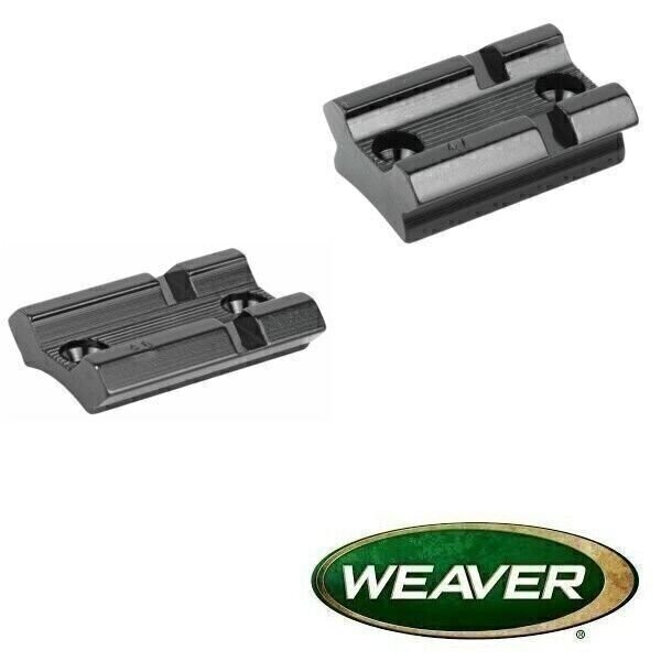 Fits Winchester Model 70 2-Piece Gloss Blue Scope Mount Factory Weaver