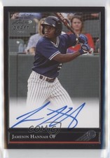 2018 Leaf Ultimate Draft 92 Black Gold Auto Jameson Hannah #BG-JH1 Auto 10ba