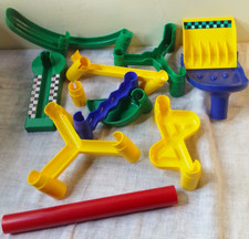 Marbleworks Gran Prix Vintage Discovery Toys - 11 pieces NO MARBLES