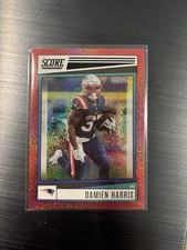 2022 Score #285 Damien Harris Dots Red #/499 New England Patriots