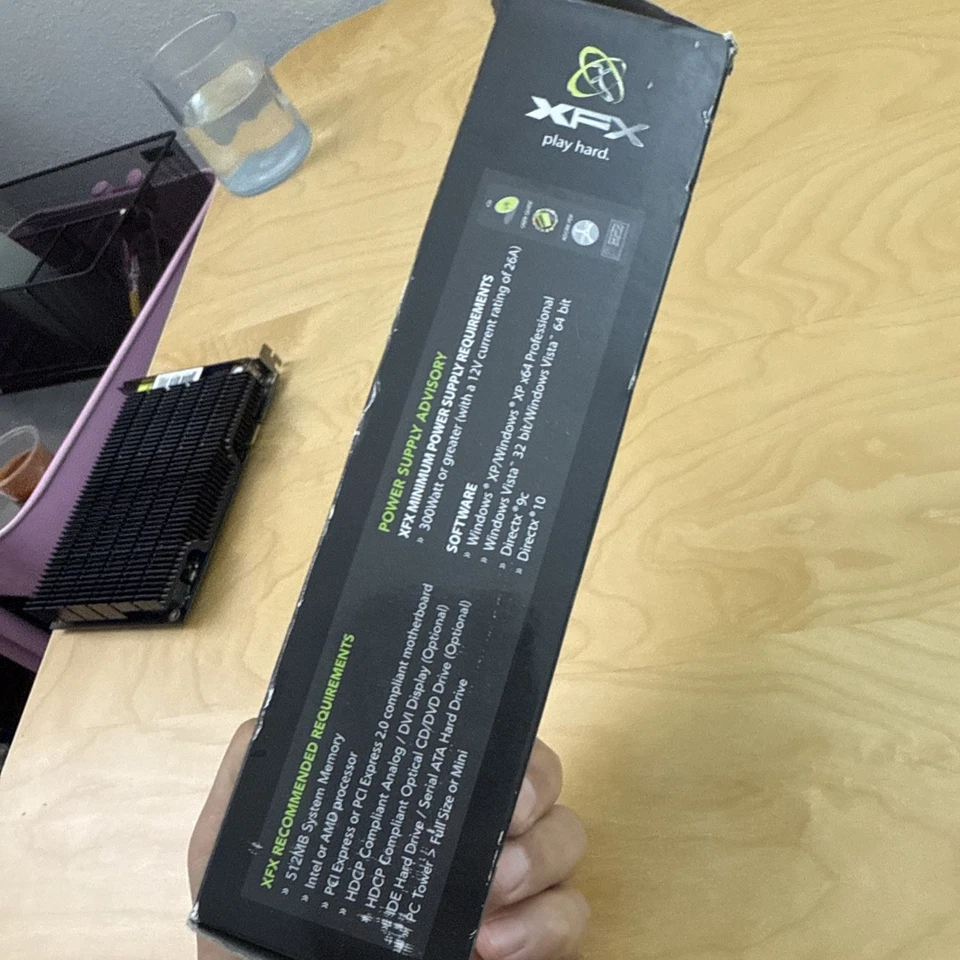 XFX GeForce 9400GT 550M 512MB DDR2 Open Box - Image 3 of 4