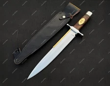 Expendables 2 Replica Knife High Polish Stainless Steel with Leather Sheath