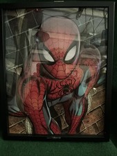 Marvel Spider-Man 3D Pop Up On The Wall Glass Frame Wall Decor 16  W x 20  H